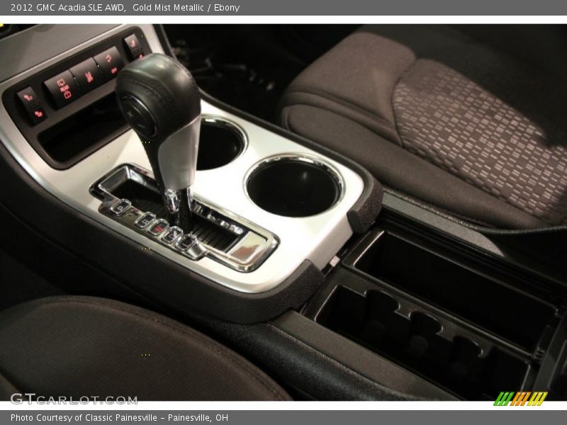 Gold Mist Metallic / Ebony 2012 GMC Acadia SLE AWD