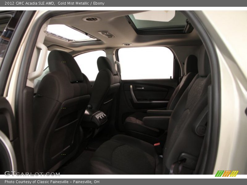 Gold Mist Metallic / Ebony 2012 GMC Acadia SLE AWD