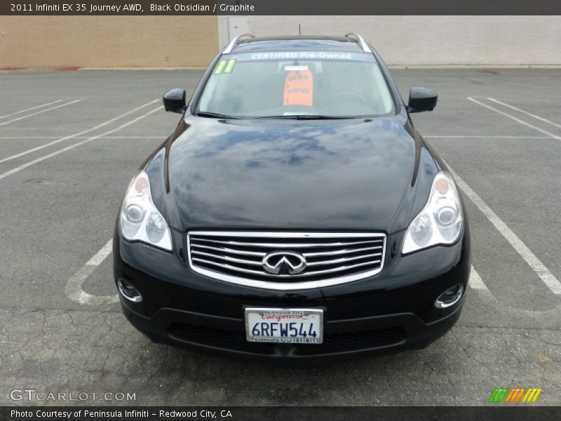 Black Obsidian / Graphite 2011 Infiniti EX 35 Journey AWD