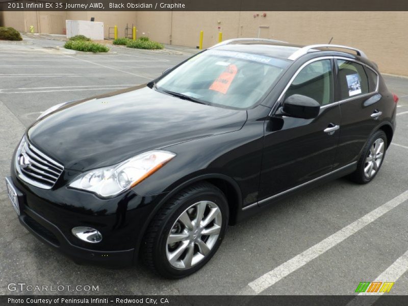 Black Obsidian / Graphite 2011 Infiniti EX 35 Journey AWD
