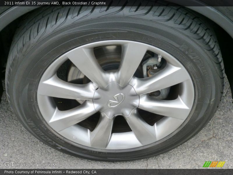 Black Obsidian / Graphite 2011 Infiniti EX 35 Journey AWD