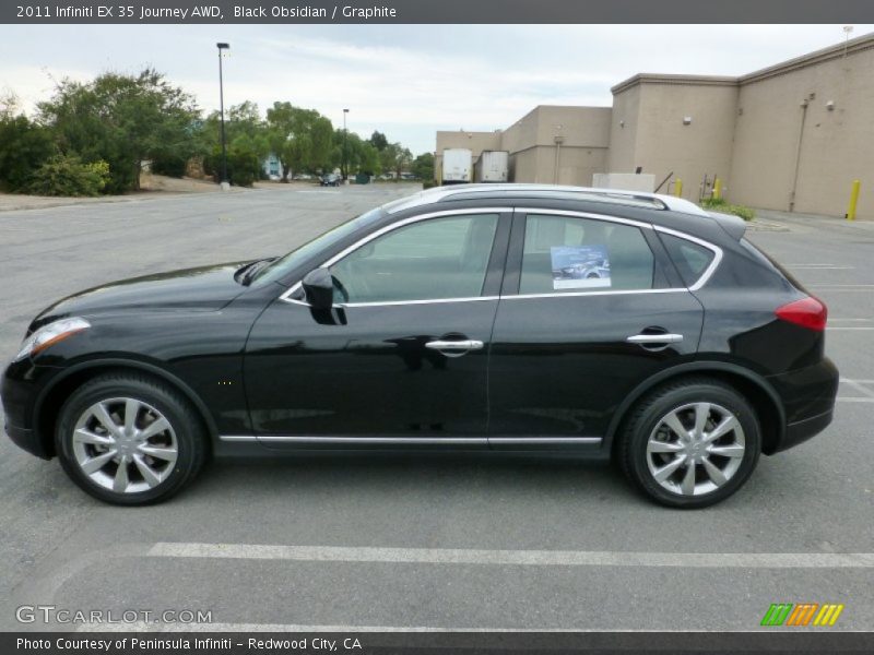 Black Obsidian / Graphite 2011 Infiniti EX 35 Journey AWD