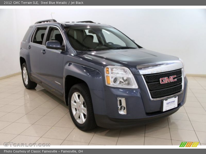 Steel Blue Metallic / Jet Black 2012 GMC Terrain SLE