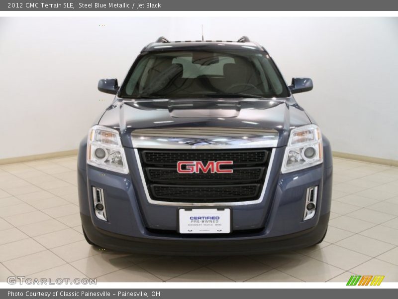 Steel Blue Metallic / Jet Black 2012 GMC Terrain SLE