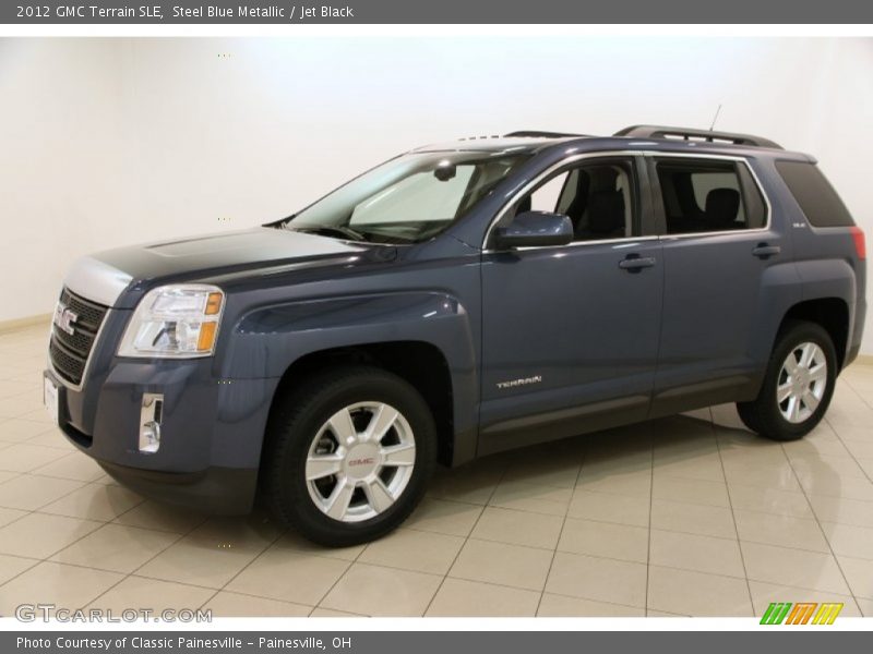 Steel Blue Metallic / Jet Black 2012 GMC Terrain SLE