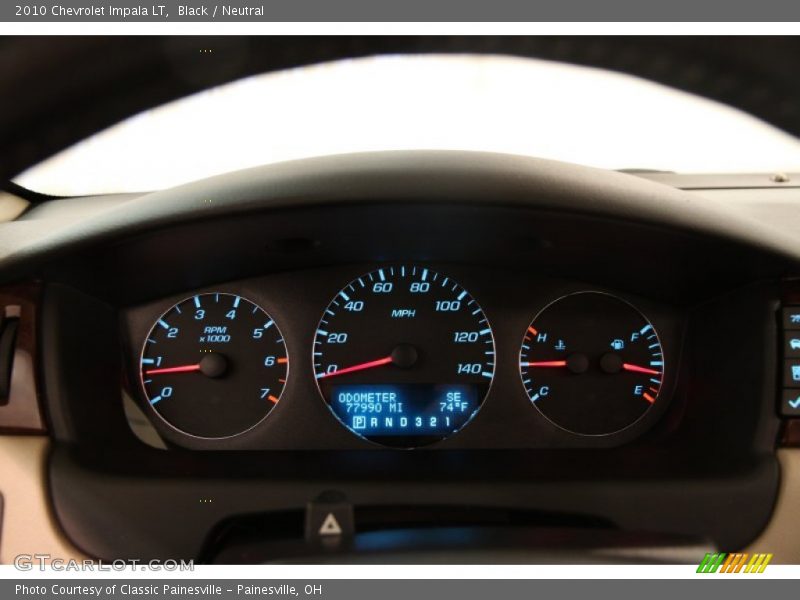 Black / Neutral 2010 Chevrolet Impala LT