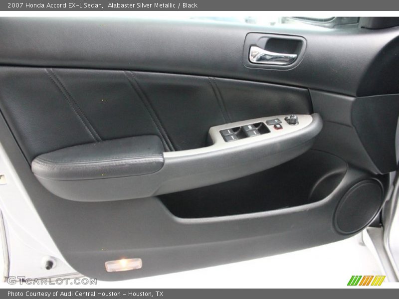 Alabaster Silver Metallic / Black 2007 Honda Accord EX-L Sedan