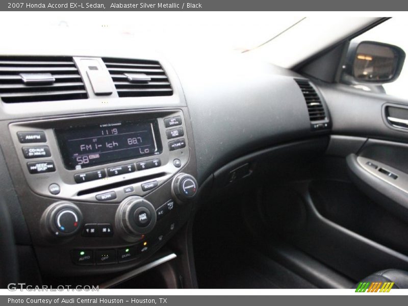 Alabaster Silver Metallic / Black 2007 Honda Accord EX-L Sedan