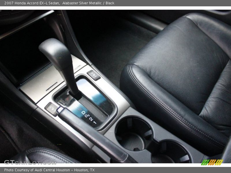 Alabaster Silver Metallic / Black 2007 Honda Accord EX-L Sedan
