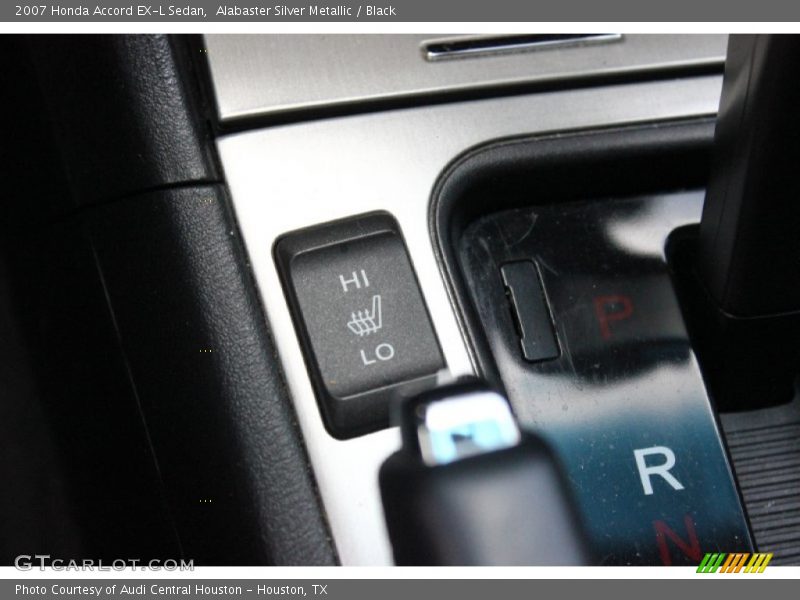 Alabaster Silver Metallic / Black 2007 Honda Accord EX-L Sedan