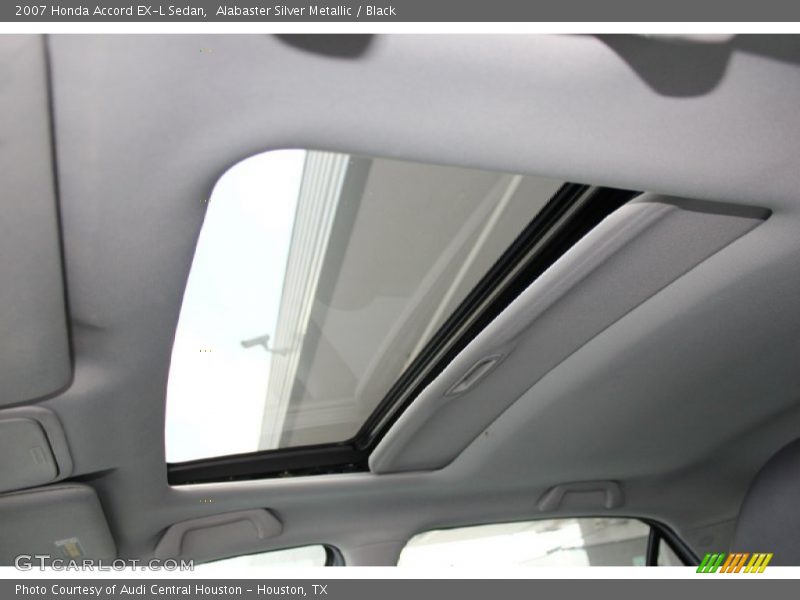Alabaster Silver Metallic / Black 2007 Honda Accord EX-L Sedan