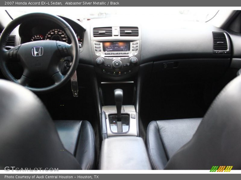 Alabaster Silver Metallic / Black 2007 Honda Accord EX-L Sedan