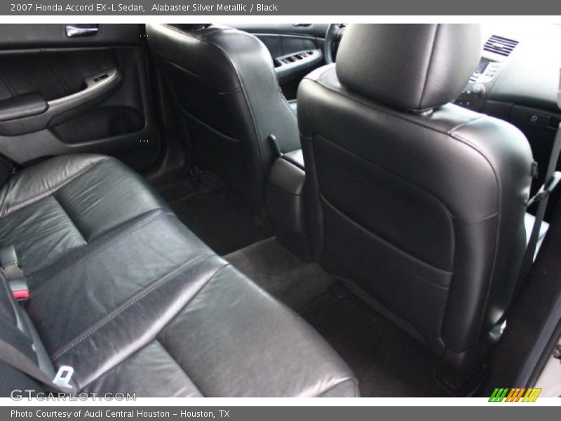 Alabaster Silver Metallic / Black 2007 Honda Accord EX-L Sedan