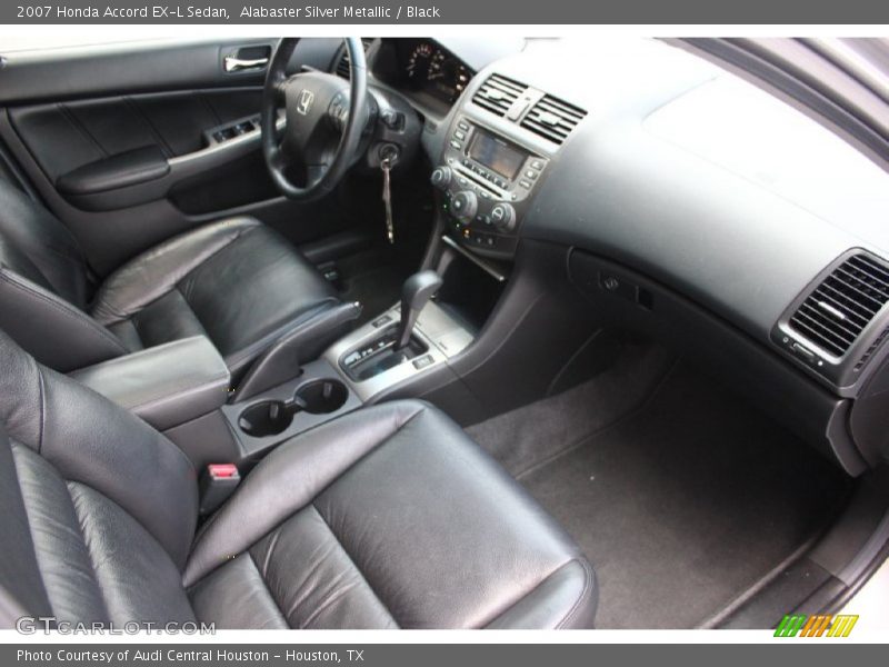 Alabaster Silver Metallic / Black 2007 Honda Accord EX-L Sedan