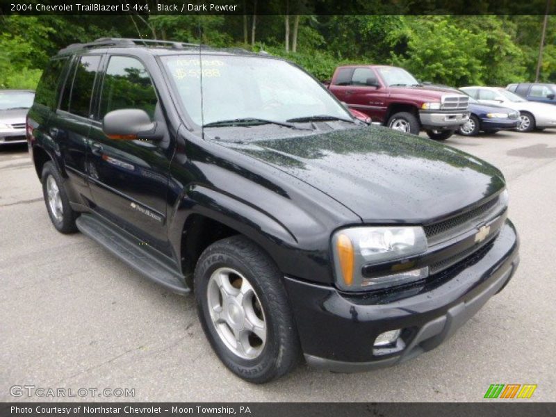 Black / Dark Pewter 2004 Chevrolet TrailBlazer LS 4x4