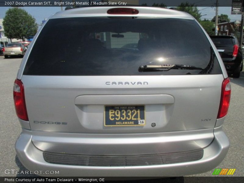 Bright Silver Metallic / Medium Slate Gray 2007 Dodge Caravan SXT