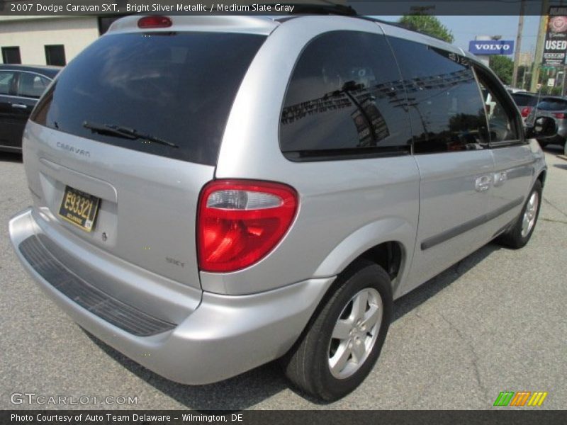 Bright Silver Metallic / Medium Slate Gray 2007 Dodge Caravan SXT
