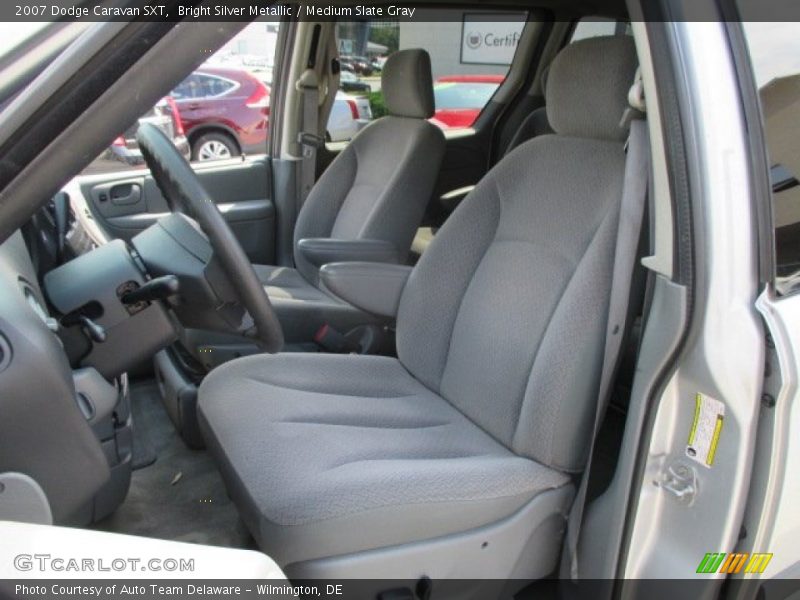 Bright Silver Metallic / Medium Slate Gray 2007 Dodge Caravan SXT