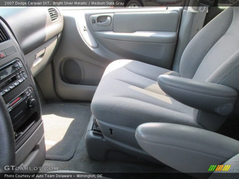 Bright Silver Metallic / Medium Slate Gray 2007 Dodge Caravan SXT