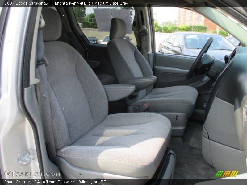 Bright Silver Metallic / Medium Slate Gray 2007 Dodge Caravan SXT