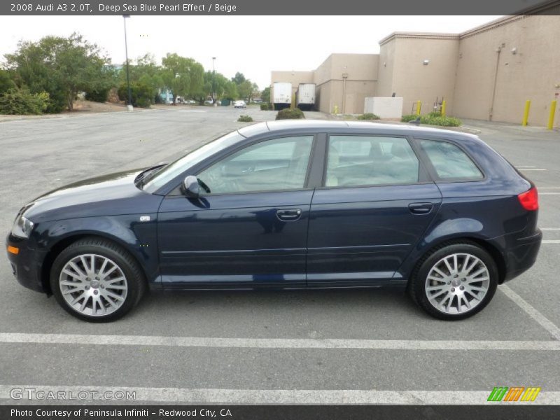  2008 A3 2.0T Deep Sea Blue Pearl Effect