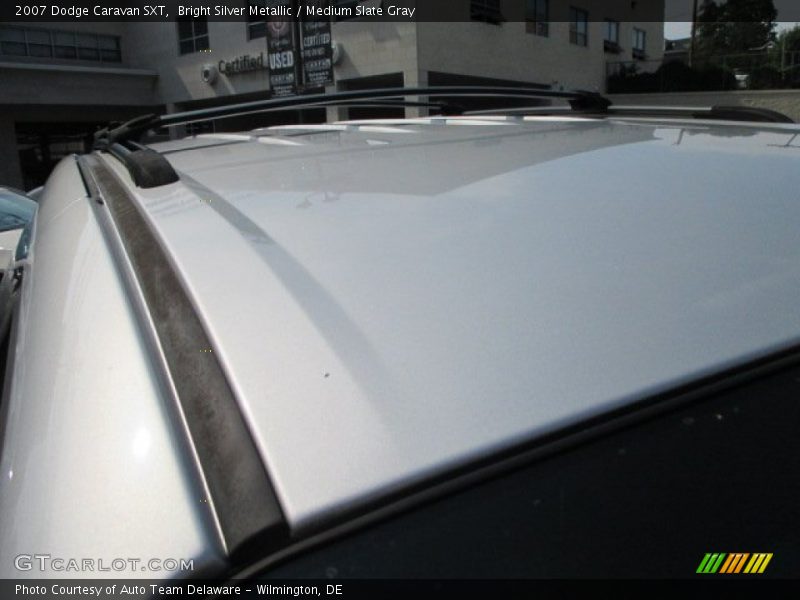 Bright Silver Metallic / Medium Slate Gray 2007 Dodge Caravan SXT