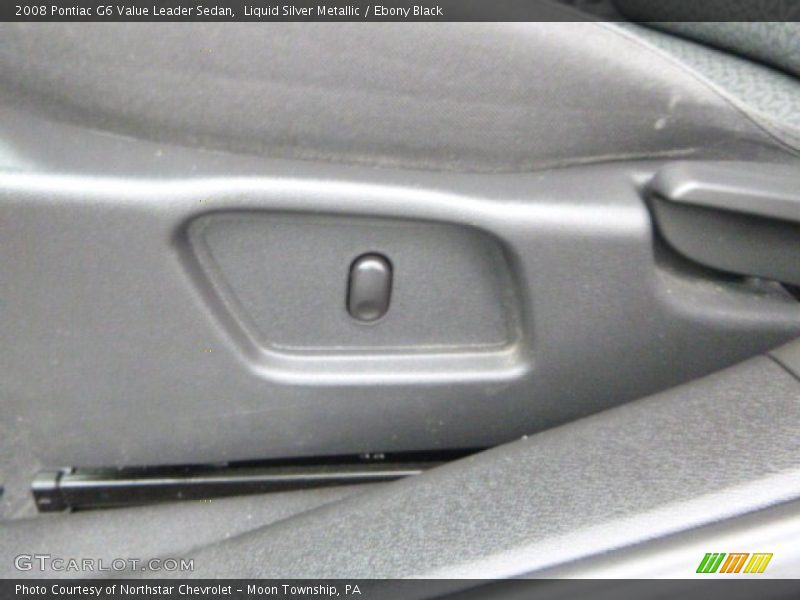 Liquid Silver Metallic / Ebony Black 2008 Pontiac G6 Value Leader Sedan