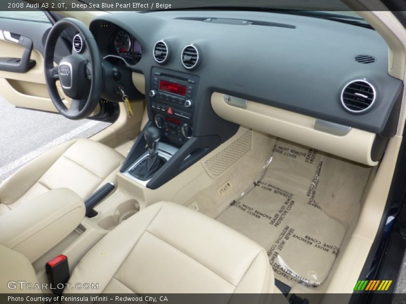 Front Seat of 2008 A3 2.0T