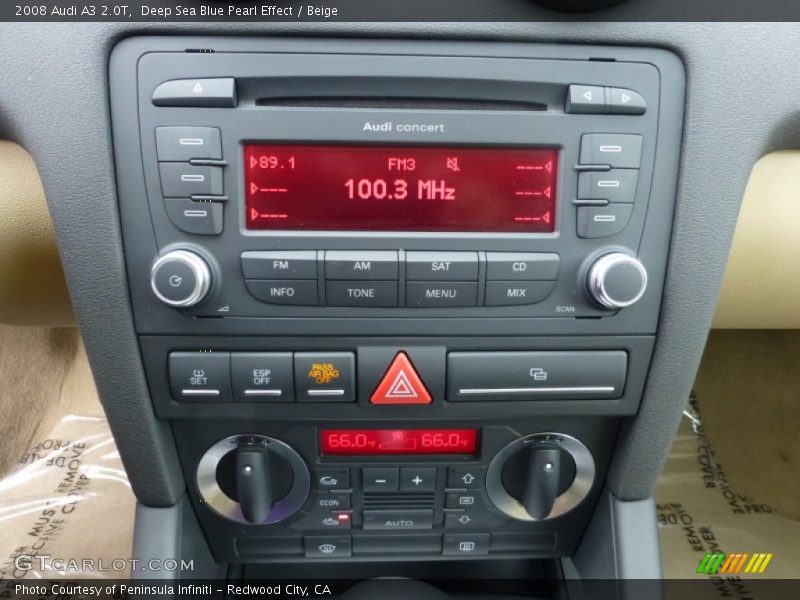 Controls of 2008 A3 2.0T