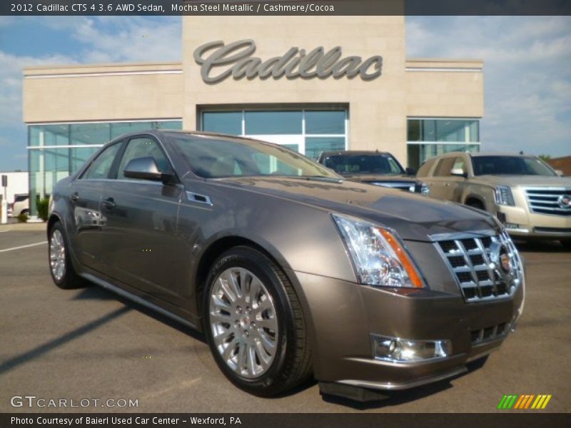 Front 3/4 View of 2012 CTS 4 3.6 AWD Sedan