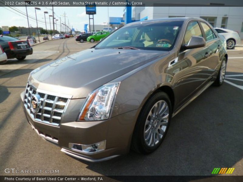 Mocha Steel Metallic / Cashmere/Cocoa 2012 Cadillac CTS 4 3.6 AWD Sedan
