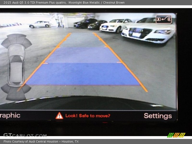 Moonlight Blue Metallic / Chestnut Brown 2015 Audi Q5 3.0 TDI Premium Plus quattro