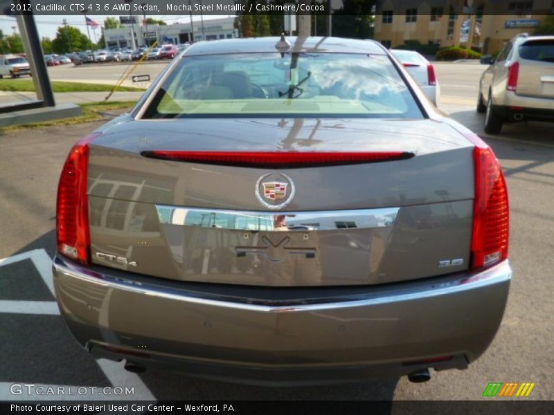 Mocha Steel Metallic / Cashmere/Cocoa 2012 Cadillac CTS 4 3.6 AWD Sedan