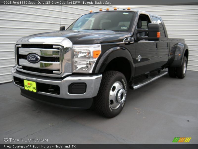 Tuxedo Black / Steel 2015 Ford F350 Super Duty XLT Crew Cab 4x4 DRW