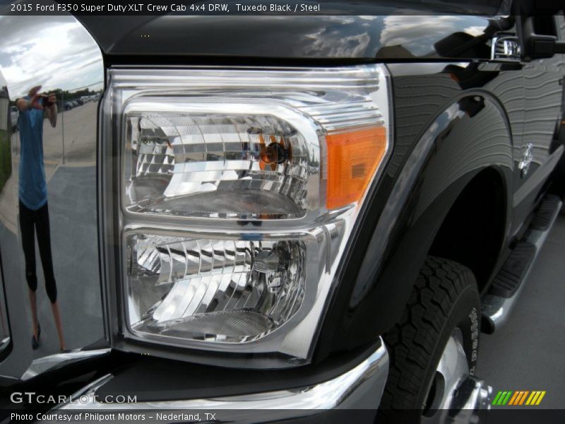 Tuxedo Black / Steel 2015 Ford F350 Super Duty XLT Crew Cab 4x4 DRW