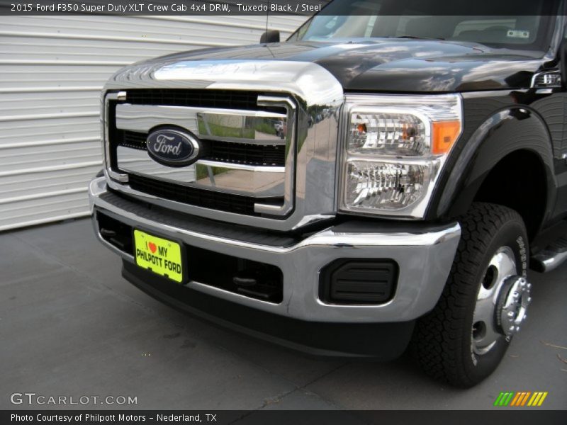 Tuxedo Black / Steel 2015 Ford F350 Super Duty XLT Crew Cab 4x4 DRW