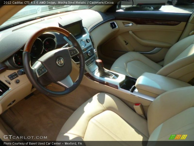 Mocha Steel Metallic / Cashmere/Cocoa 2012 Cadillac CTS 4 3.6 AWD Sedan