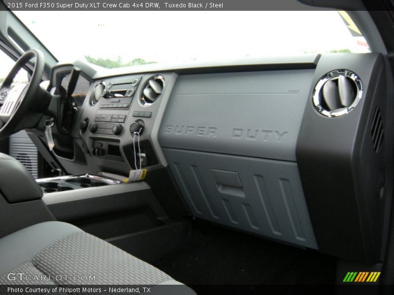 Tuxedo Black / Steel 2015 Ford F350 Super Duty XLT Crew Cab 4x4 DRW