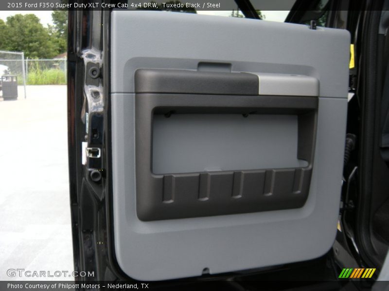 Tuxedo Black / Steel 2015 Ford F350 Super Duty XLT Crew Cab 4x4 DRW