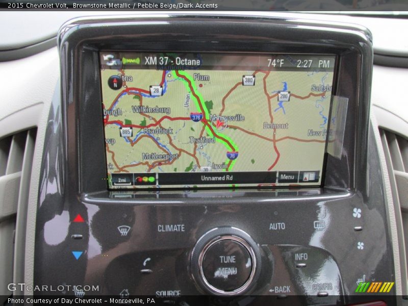 Navigation of 2015 Volt 