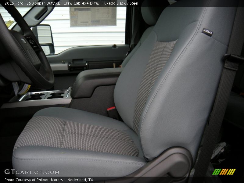 Tuxedo Black / Steel 2015 Ford F350 Super Duty XLT Crew Cab 4x4 DRW