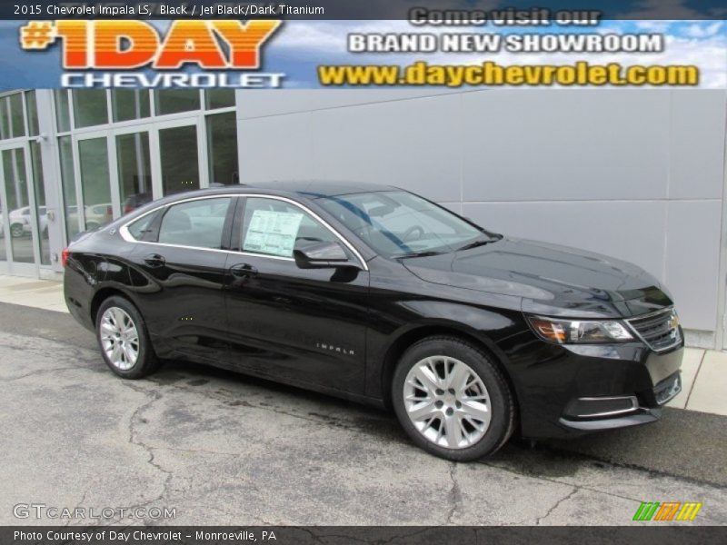 Black / Jet Black/Dark Titanium 2015 Chevrolet Impala LS