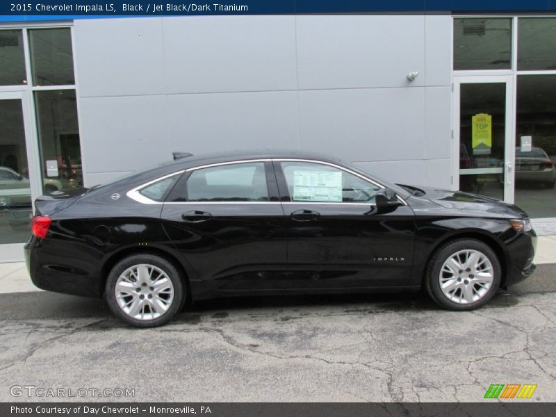Black / Jet Black/Dark Titanium 2015 Chevrolet Impala LS