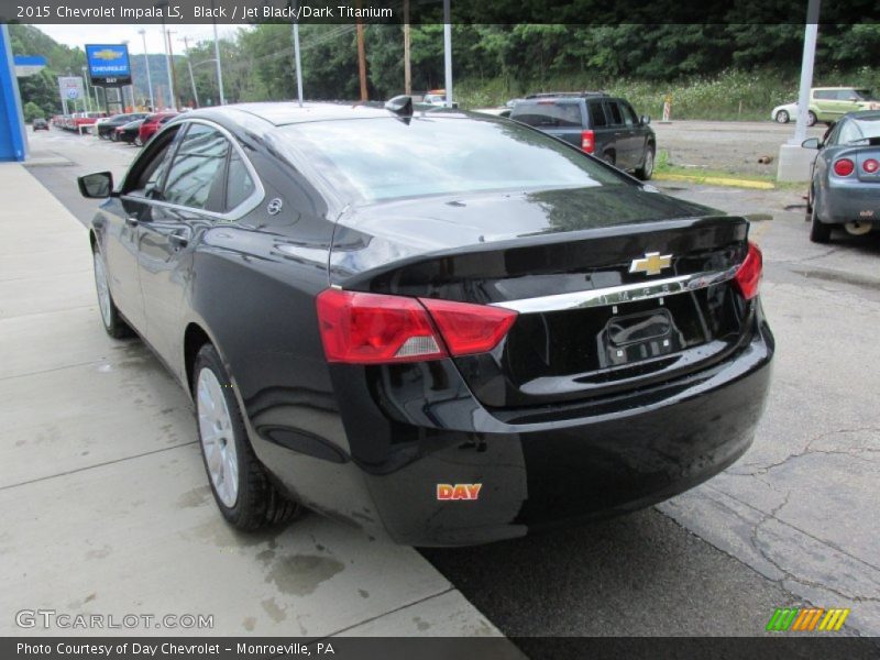 Black / Jet Black/Dark Titanium 2015 Chevrolet Impala LS