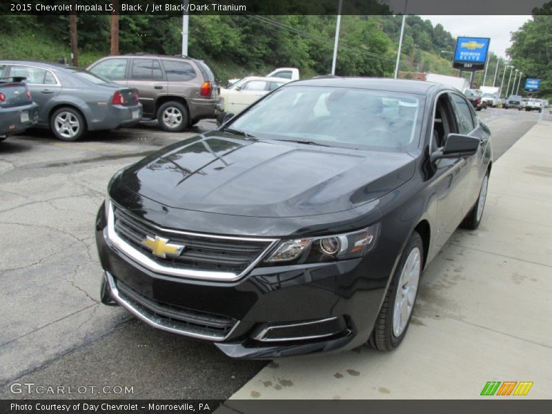 Black / Jet Black/Dark Titanium 2015 Chevrolet Impala LS