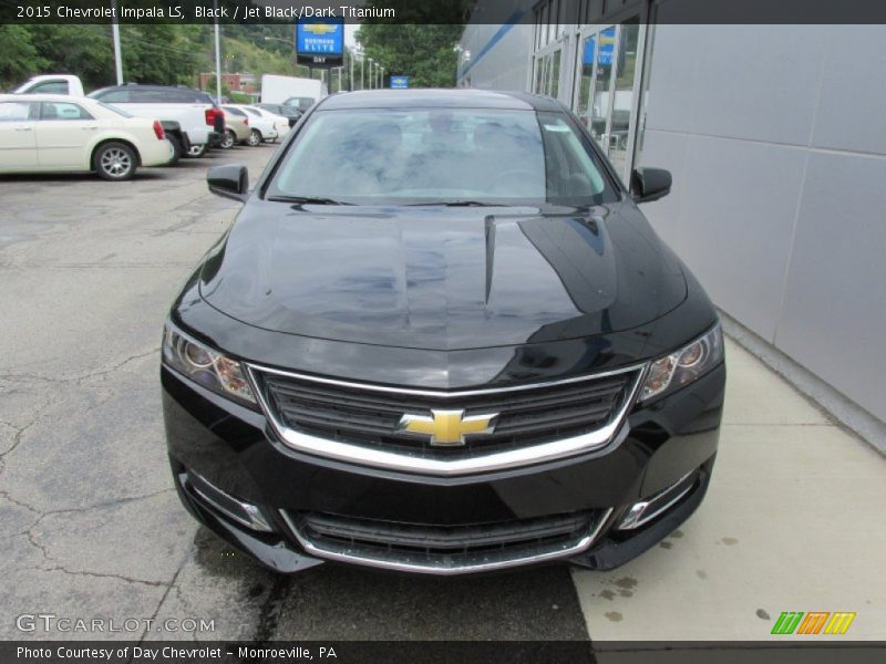 Black / Jet Black/Dark Titanium 2015 Chevrolet Impala LS