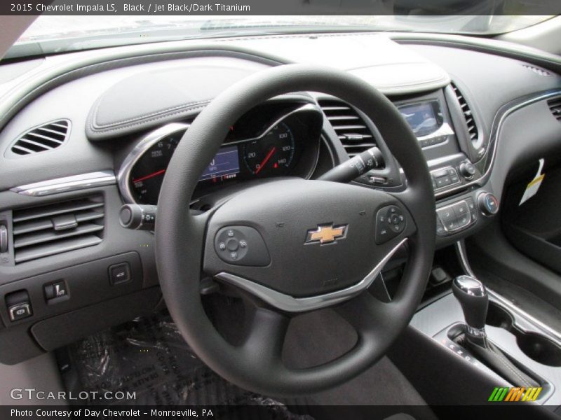 Black / Jet Black/Dark Titanium 2015 Chevrolet Impala LS