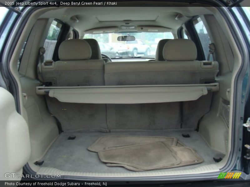 Deep Beryl Green Pearl / Khaki 2005 Jeep Liberty Sport 4x4