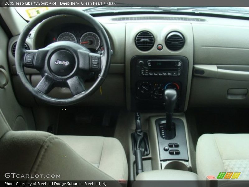Deep Beryl Green Pearl / Khaki 2005 Jeep Liberty Sport 4x4