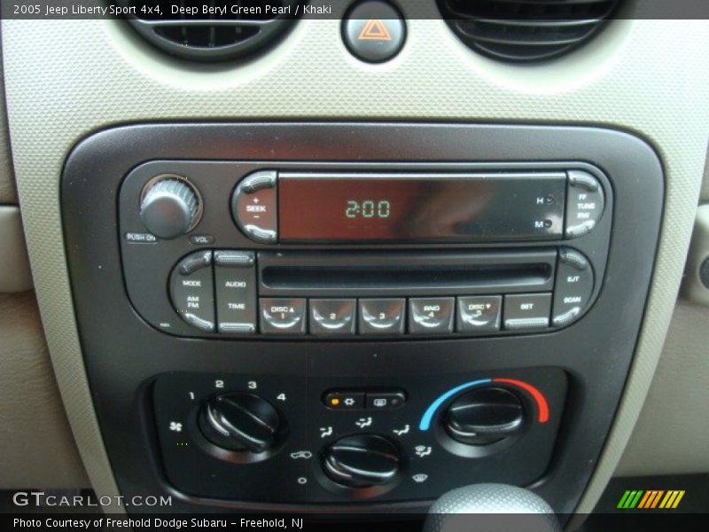 Deep Beryl Green Pearl / Khaki 2005 Jeep Liberty Sport 4x4